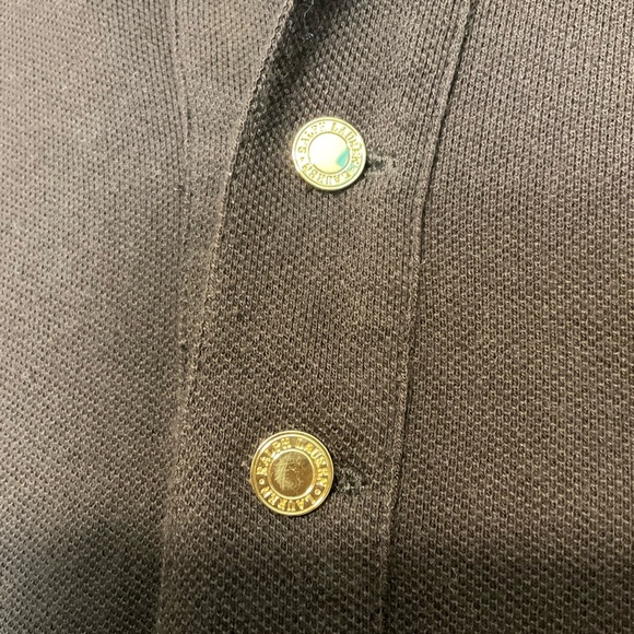 LAUREN RALPH LAUREN sz 1X Women's Crested Polo Short Sleeve Chocolate Brown - Picture 7 of 8